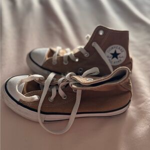 Converse Kids High-Top Sneakers - Tan